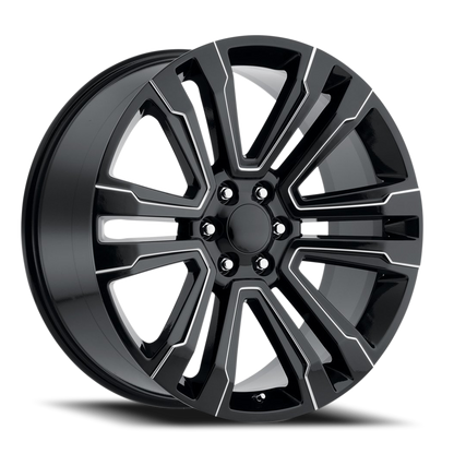 O.E. REVOLUTION G-10 24X10 24 6X139.7 GLOSS BLACK & MILLED