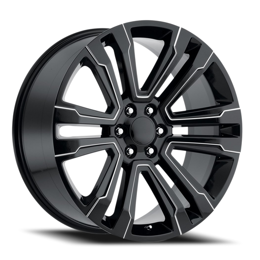 O.E. REVOLUTION G-10 24X10 24 6X139.7 GLOSS BLACK & MILLED