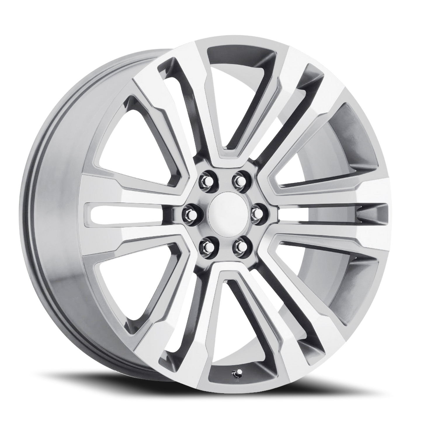 O.E. REVOLUTION G-10 22X9 31 6X139.7 SILVER & MACHINED