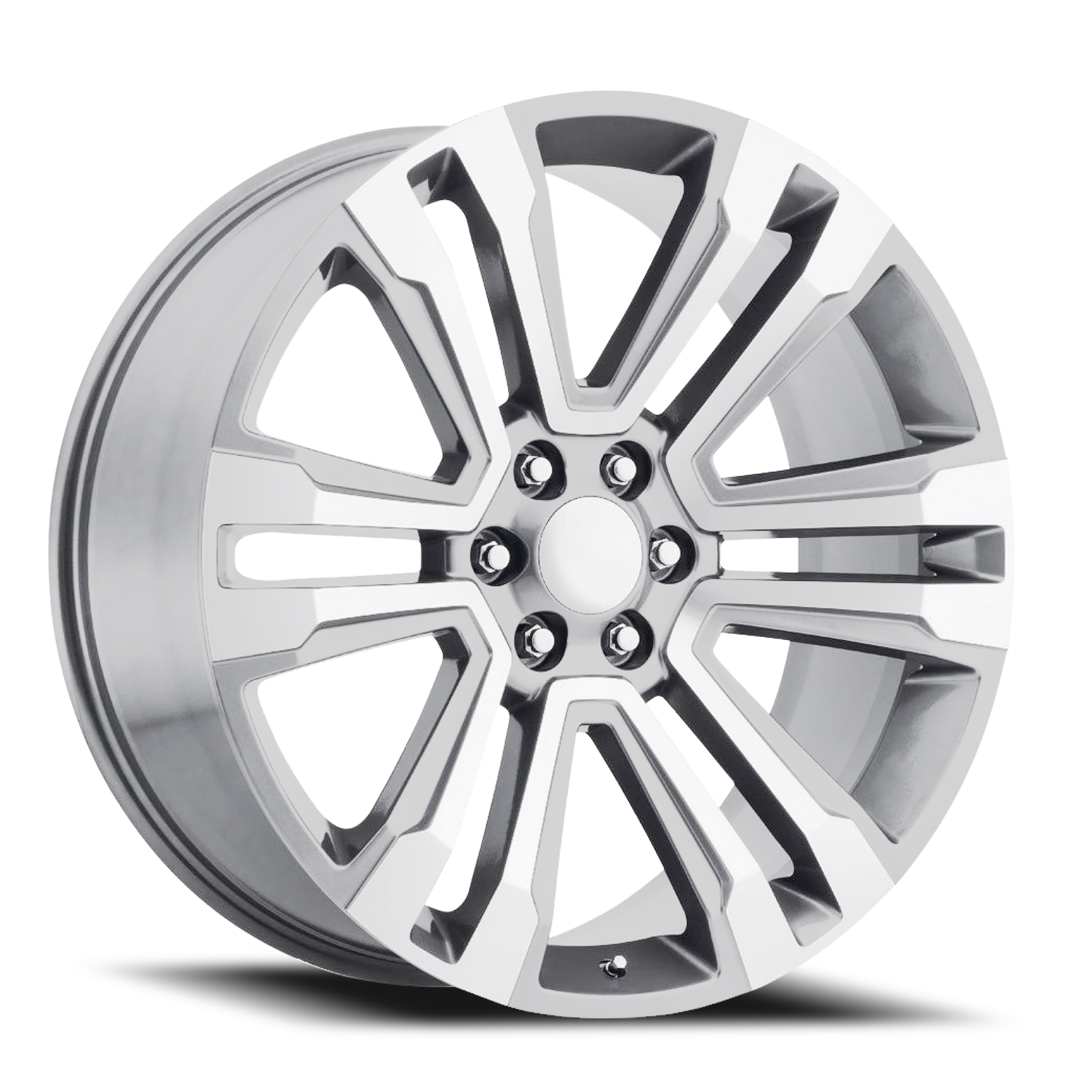 O.E. REVOLUTION G-10 22X9 31 6X139.7 SILVER & MACHINED