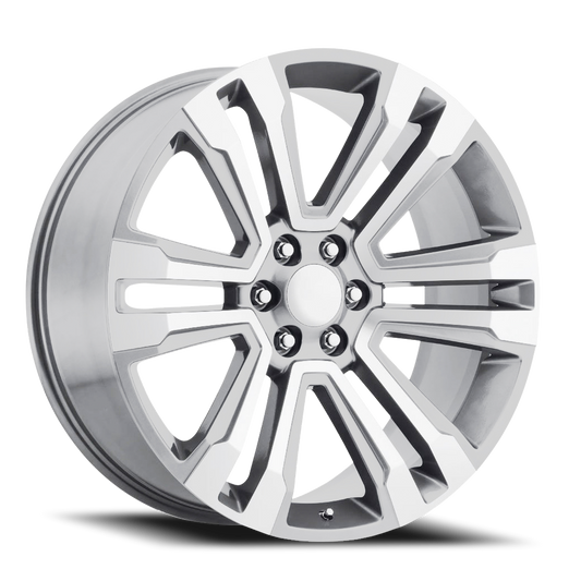 O.E. REVOLUTION G-10 22X9 31 6X139.7 SILVER & MACHINED