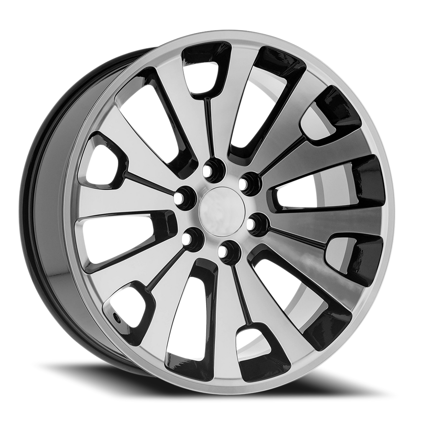 O.E. REVOLUTION G-12 24X10 31 6X139.7 GLOSS BLACK & MACHINED