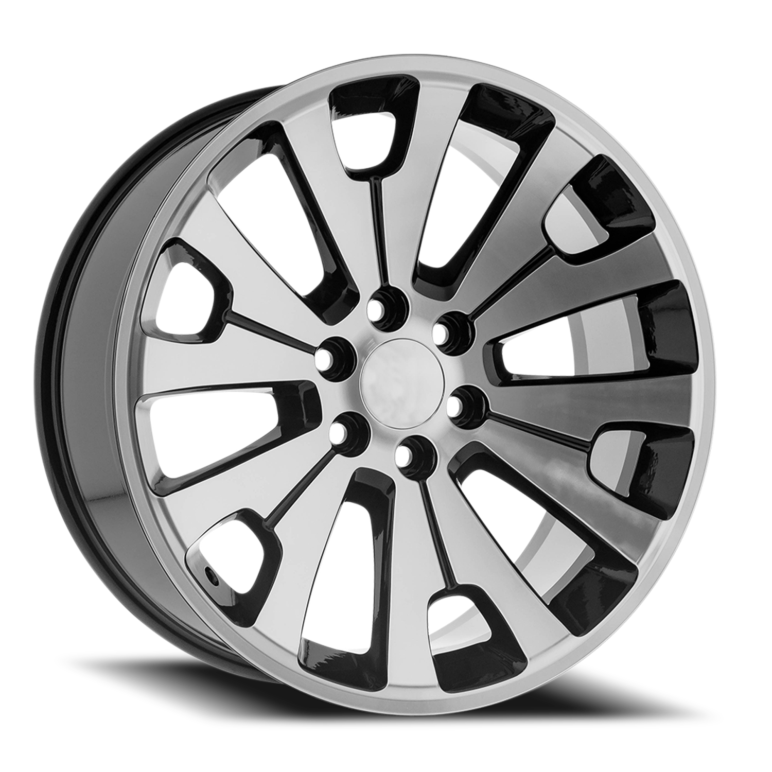 O.E. REVOLUTION G-12 24X10 31 6X139.7 GLOSS BLACK & MACHINED