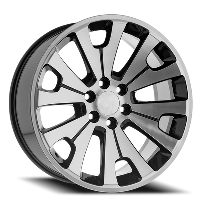 O.E. REVOLUTION G-12 24X10 31 6X139.7 GLOSS BLACK & MACHINED