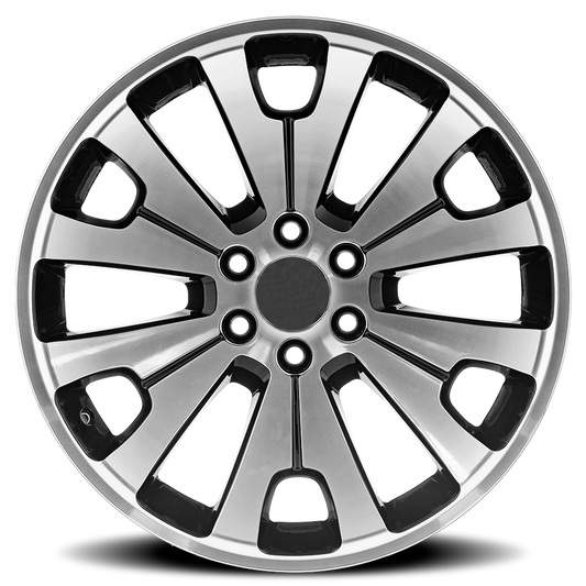 O.E. REVOLUTION G-12 22X9 31 6X139.7 SILVER & MACHINED