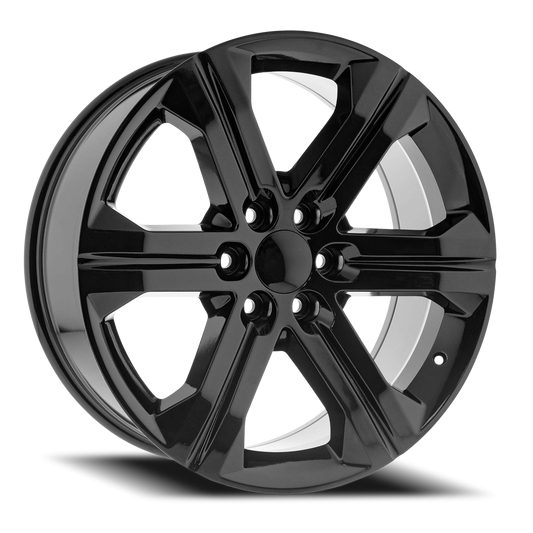 O.E. REVOLUTION G-13 24X10 31 6X139.7 GLOSS BLACK & MACHINED