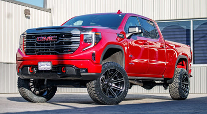 4PLAY 4P08 WHEELS | 22X12 -44MM | 6X135,6X139.7 (6X5.5) | BRUSHED BLACK