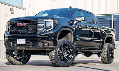 4PLAY 4P08 WHEELS | 22X12 -44MM | 6X135,6X139.7 (6X5.5) | BRUSHED BLACK
