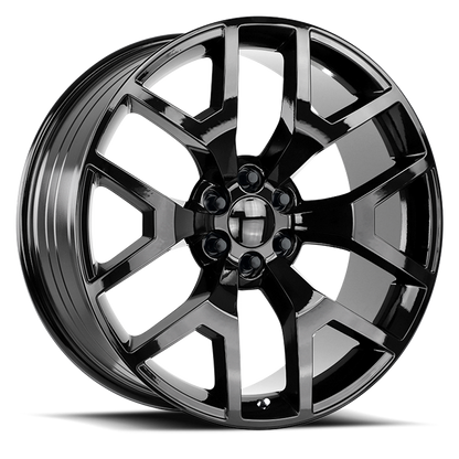 Strada Wheel Replicas GMC Sierra R150 22x9 31 6x139.7 Gloss Black