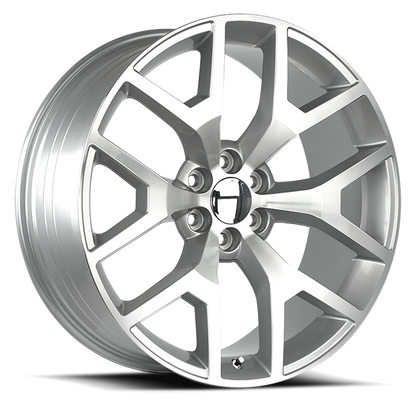 Strada Wheel Replicas GMC Sierra R150 22x9 31 6x139.7 Silver Machined