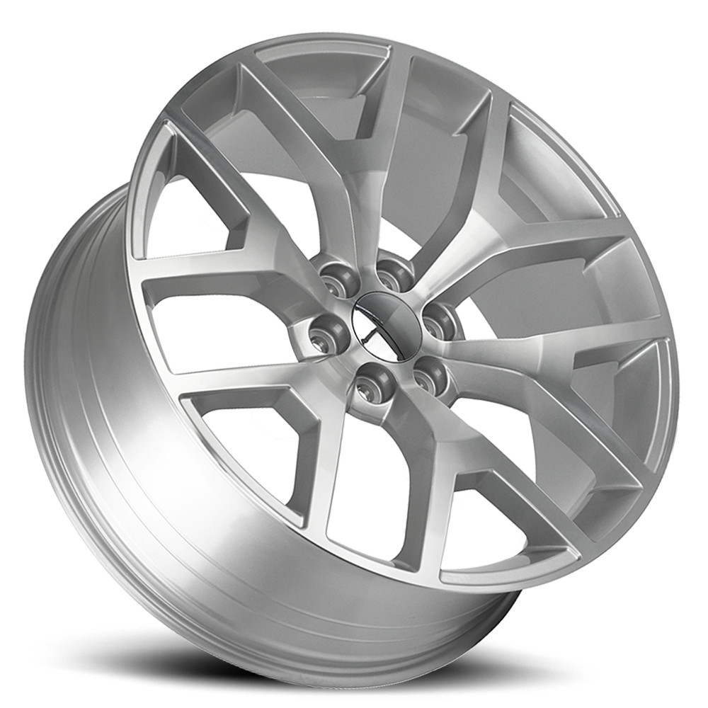 Strada Wheel Replicas GMC Sierra R150 22x9 31 6x139.7 Silver Machined