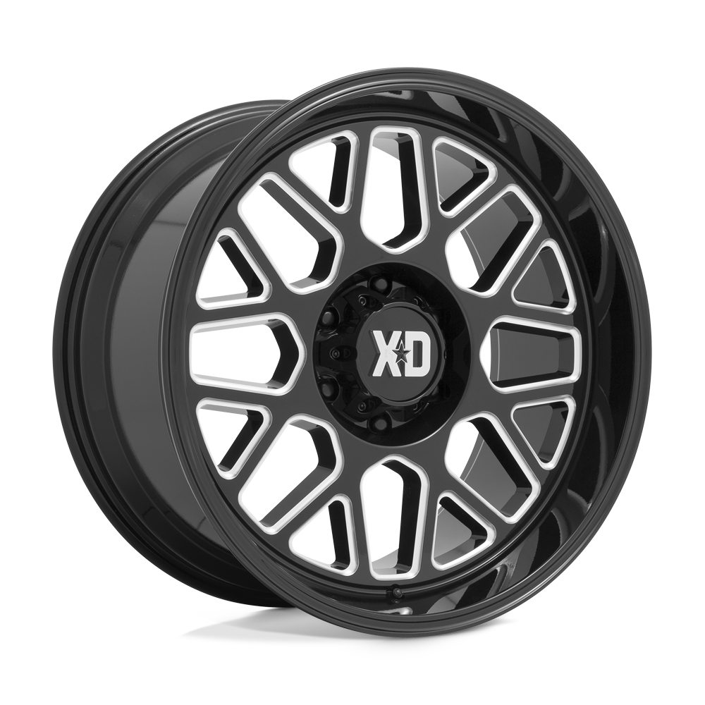 Xd 849 GRENADE II - 22x10 -18mm 6x139.7 GLOSS BLACK MILLED Wheel | XD84922068318N