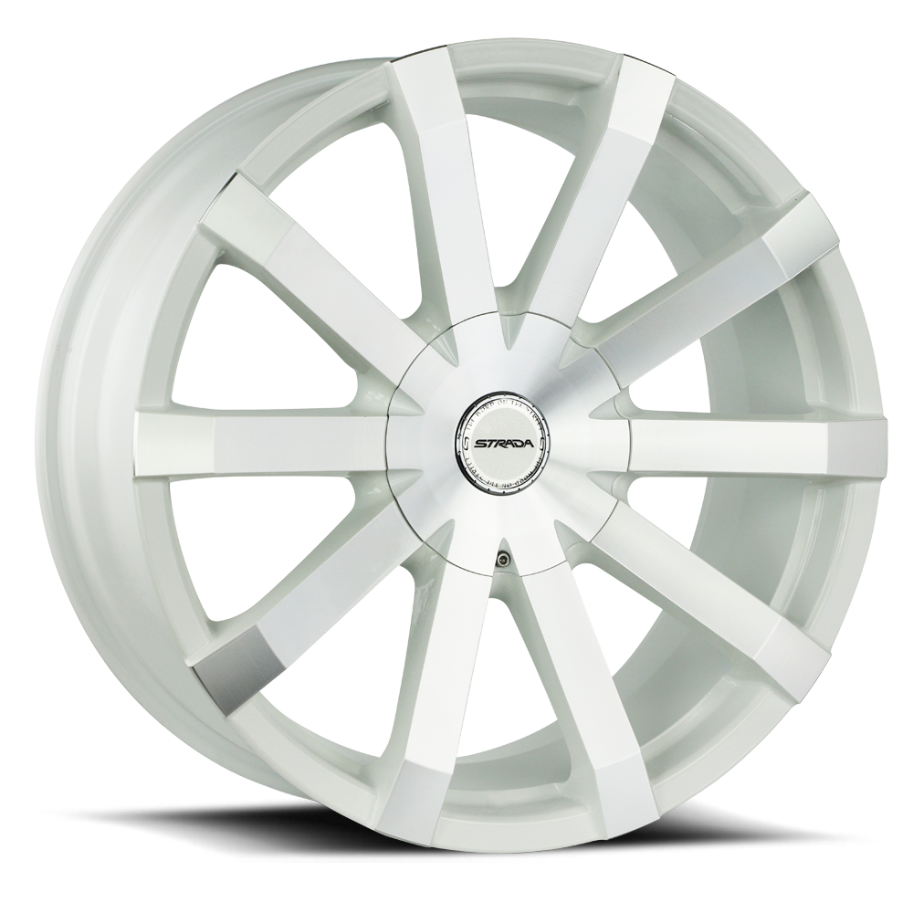 STRADA S50 GABBIA 20X8.5 35MM 5X114.3/5X120 WHITE MACHINED | S50050135WM