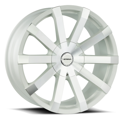 STRADA S50 GABBIA 20X8.5 35MM 5X114.3/5X120 WHITE MACHINED | S50050135WM