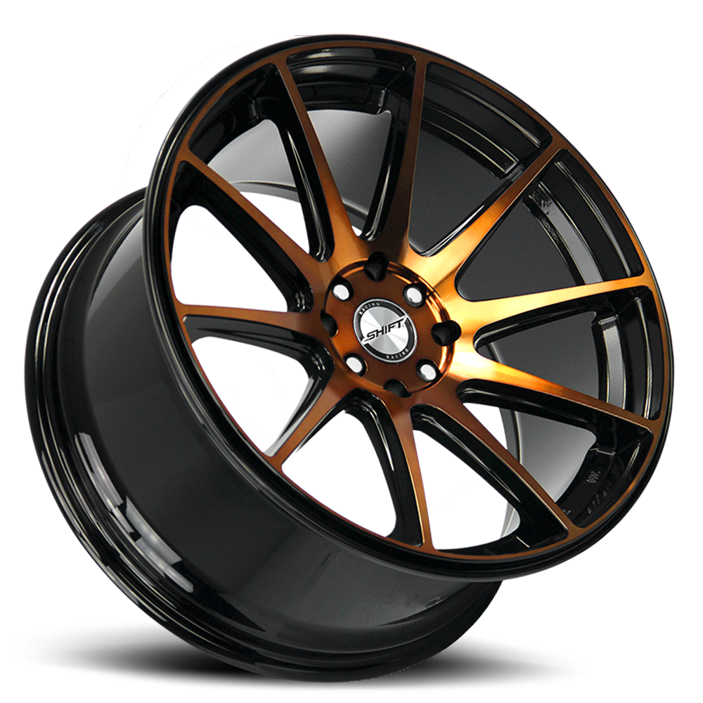 SHIFT H34 GEAR 18X9 30MM 5X114.3/5X120 BLACK MACHINED BRONZE | H34850130BMBZ