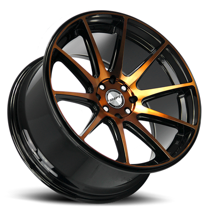SHIFT H34 GEAR 18X9 30MM 5X114.3/5X120 BLACK MACHINED BRONZE | H34850130BMBZ