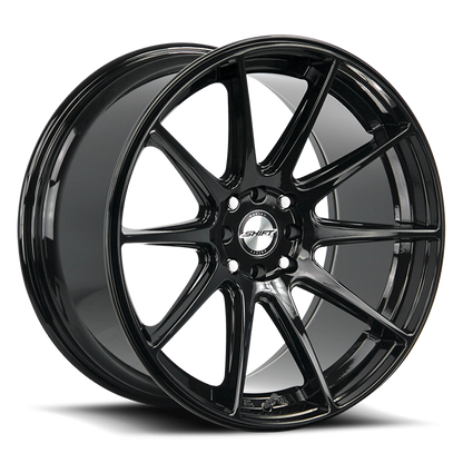 SHIFT H34 GEAR 18X9 30MM 5X100/5X114.3 ALL GLOSS BLACK | H34850030GB