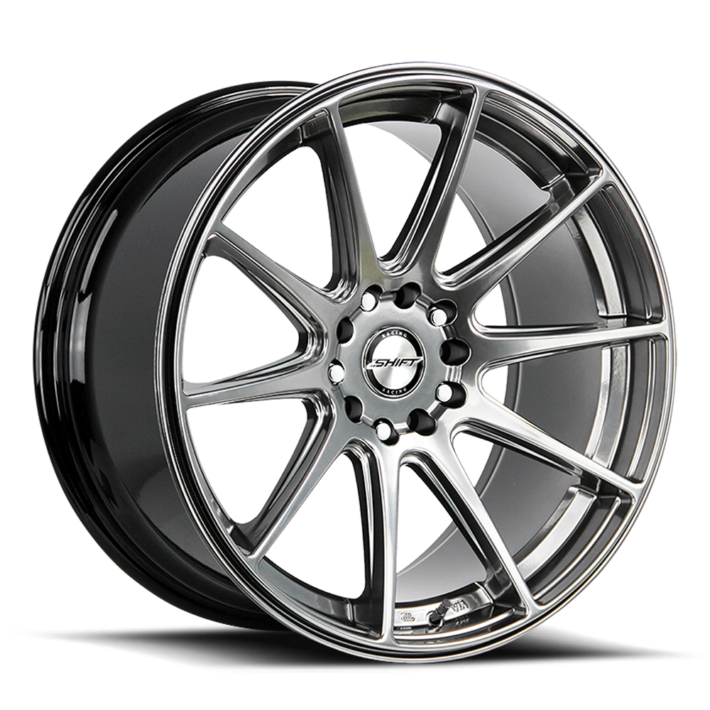 SHIFT H34 GEAR 18X9 30MM 5X100/5X114.3 PLATINUM SILVER | H34850030PS