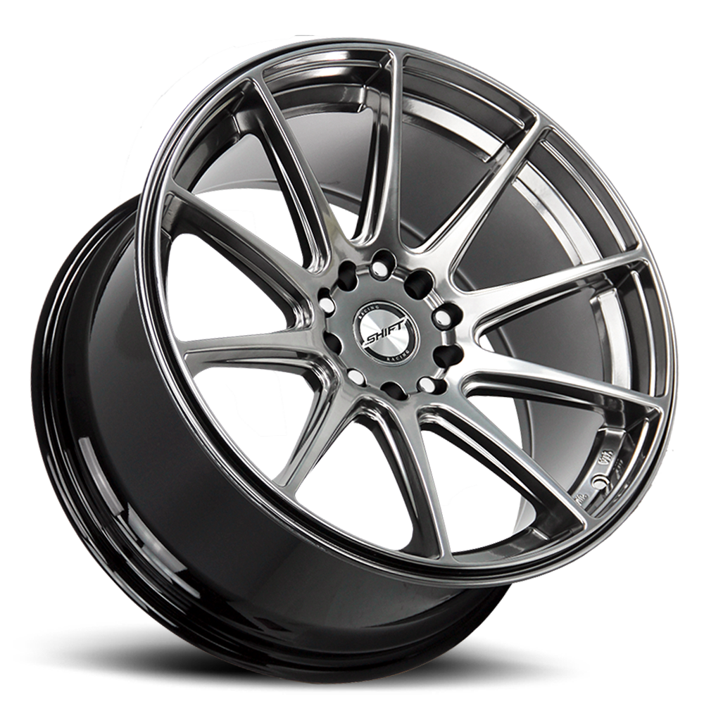 SHIFT H34 GEAR 18X9 30MM 5X100/5X114.3 PLATINUM SILVER | H34850030PS