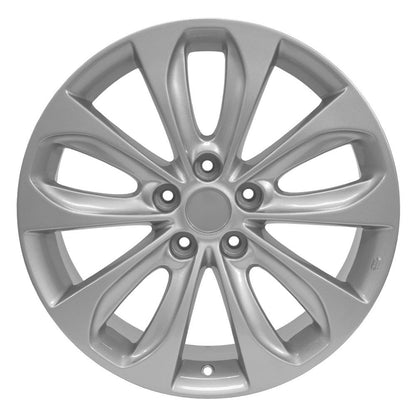 18" Replica Wheel HY02 Fits Hyundai Wheel 18x7.5 Silver Wheel
