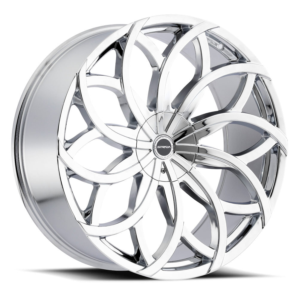 STRADA S61 HURACAN 22X9.5 15MM 5X115/5X120 CHROME | S61250115
