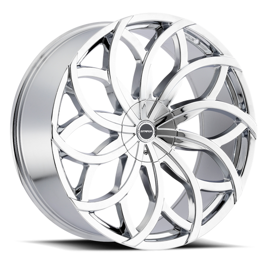 STRADA S61 HURACAN 22X9.5 15MM 5X115/5X120 CHROME | S61250115