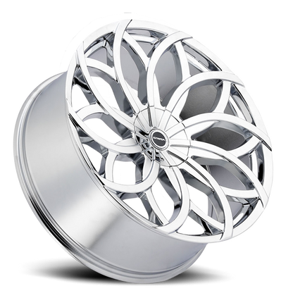 STRADA S61 HURACAN 22X9.5 15MM 5X115/5X120 CHROME | S61250115