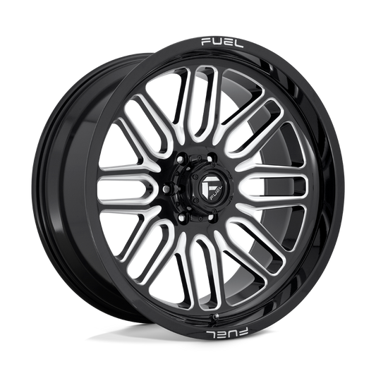 Fuel 1Pc D662 IGNITE - 22x12 -43mm 8x165.1 GLOSS BLACK MILLED Wheel | D66222208247