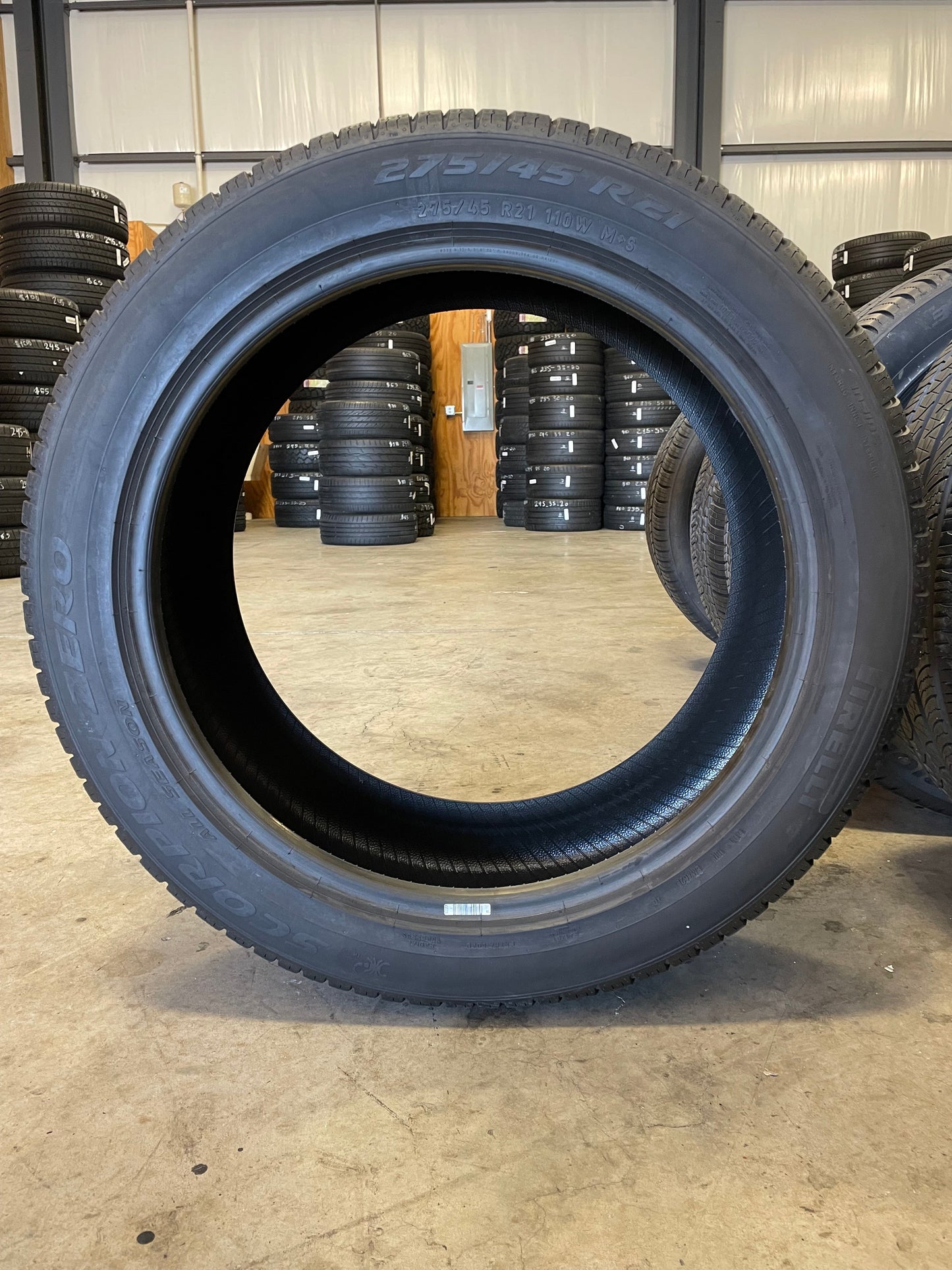 SET OF 4 275/45R21 Pirelli Scorpion Zero 107 H SL - Used Tires