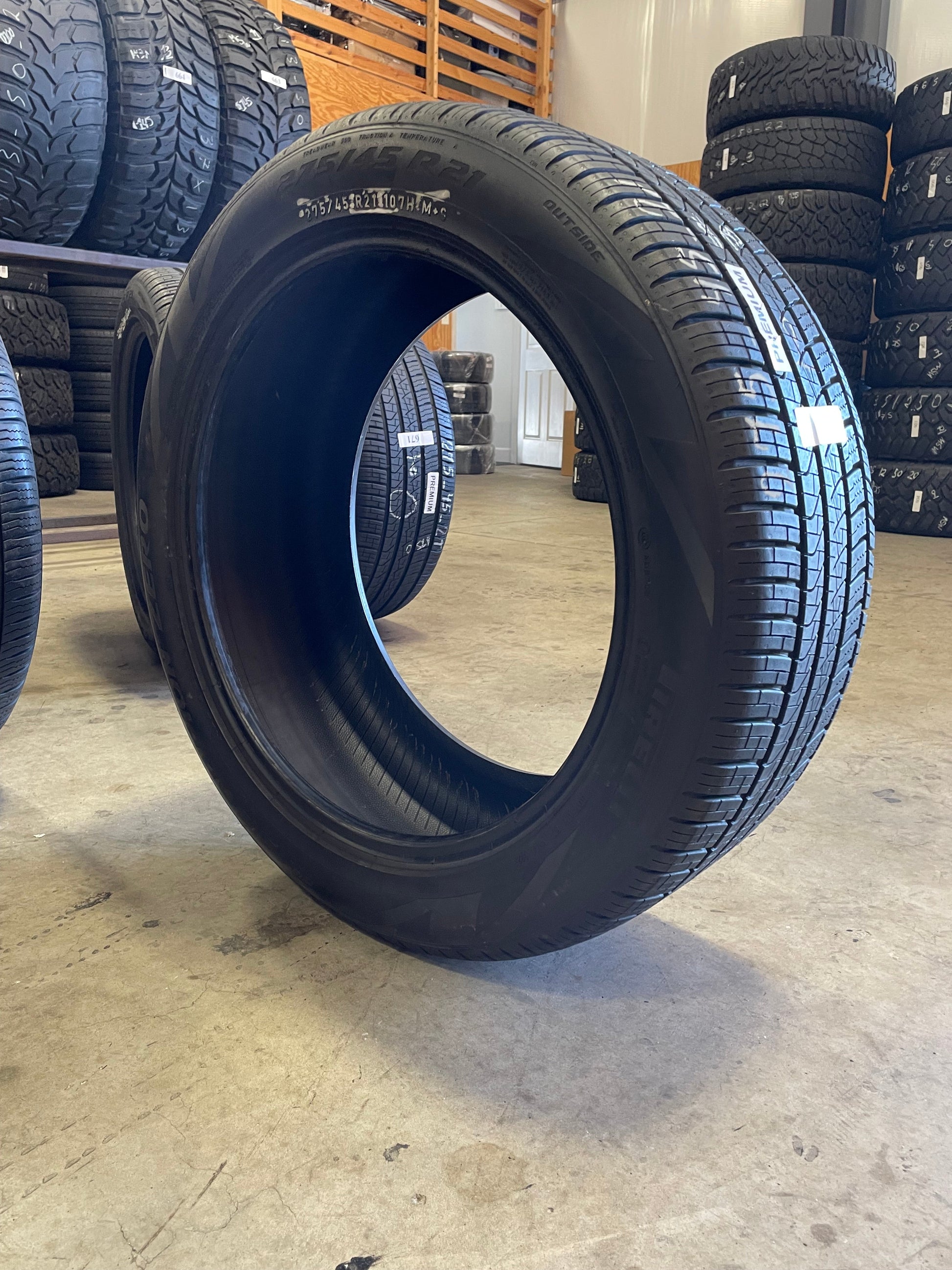 SET OF 4 275/45R21 Pirelli Scorpion Zero 107 H SL - Used Tires