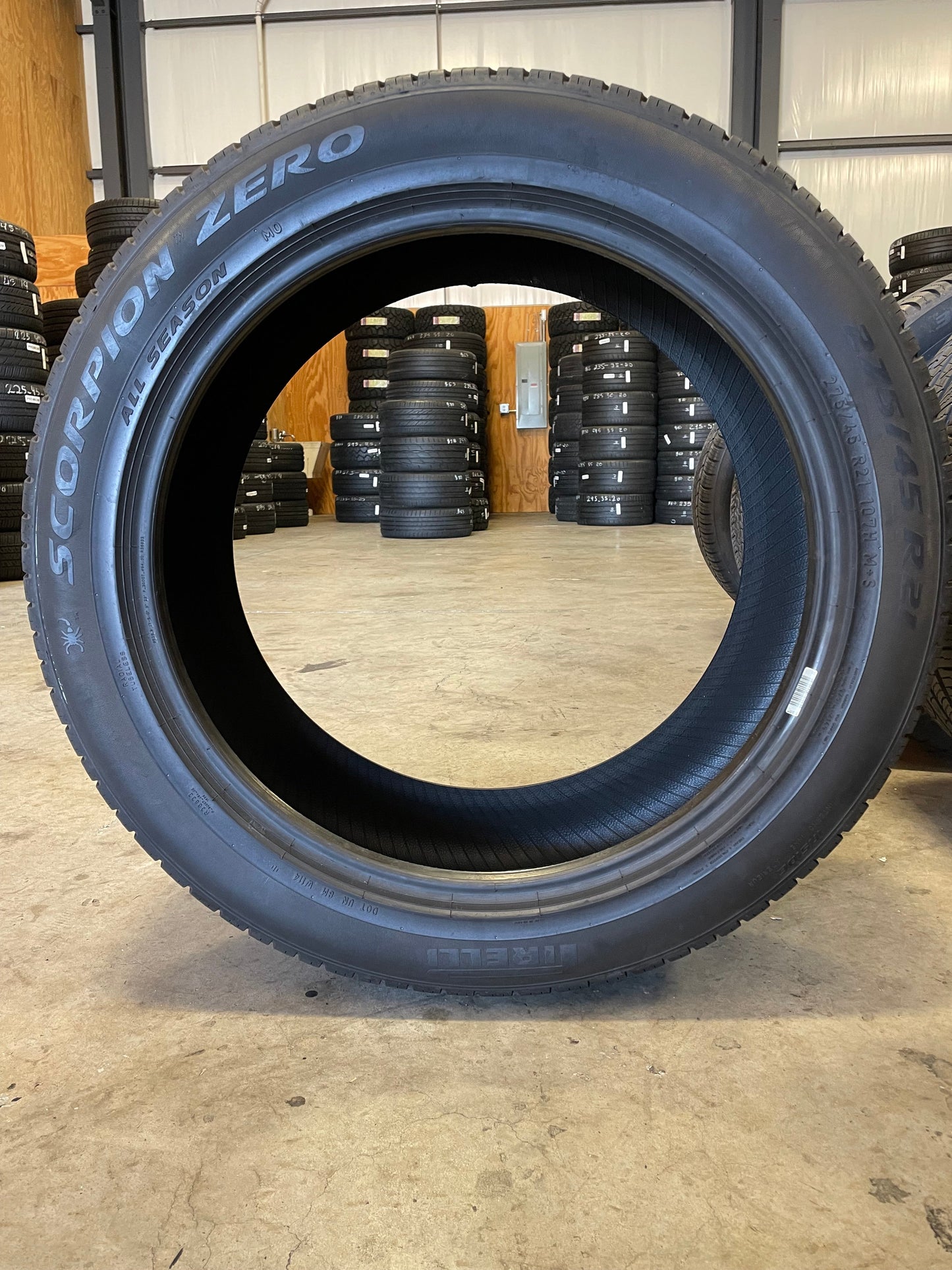 SET OF 4 275/45R21 Pirelli Scorpion Zero 107 H SL - Used Tires