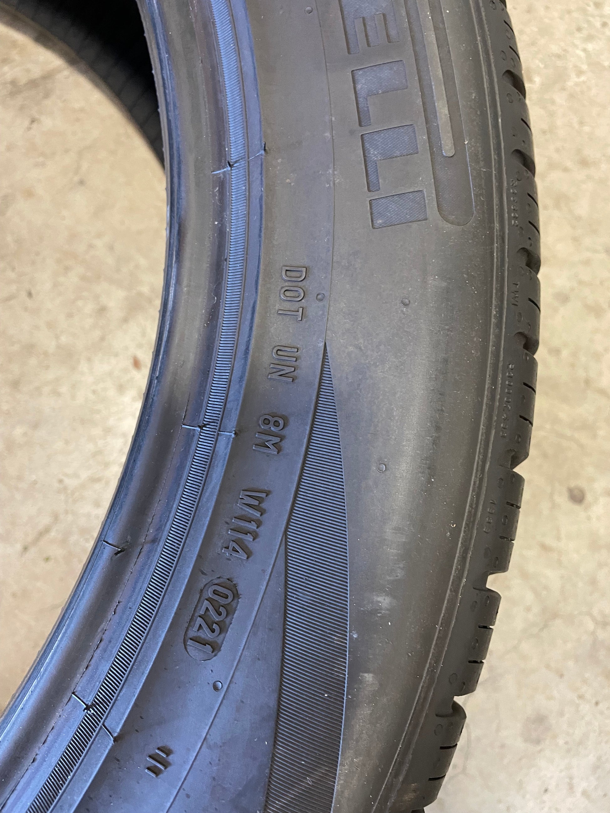 SET OF 4 275/45R21 Pirelli Scorpion Zero 107 H SL - Used Tires