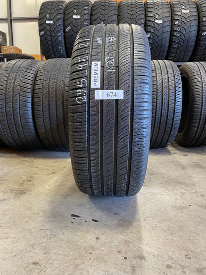 SET OF 4 275/45R21 Pirelli Scorpion Zero 107 H SL - Used Tires