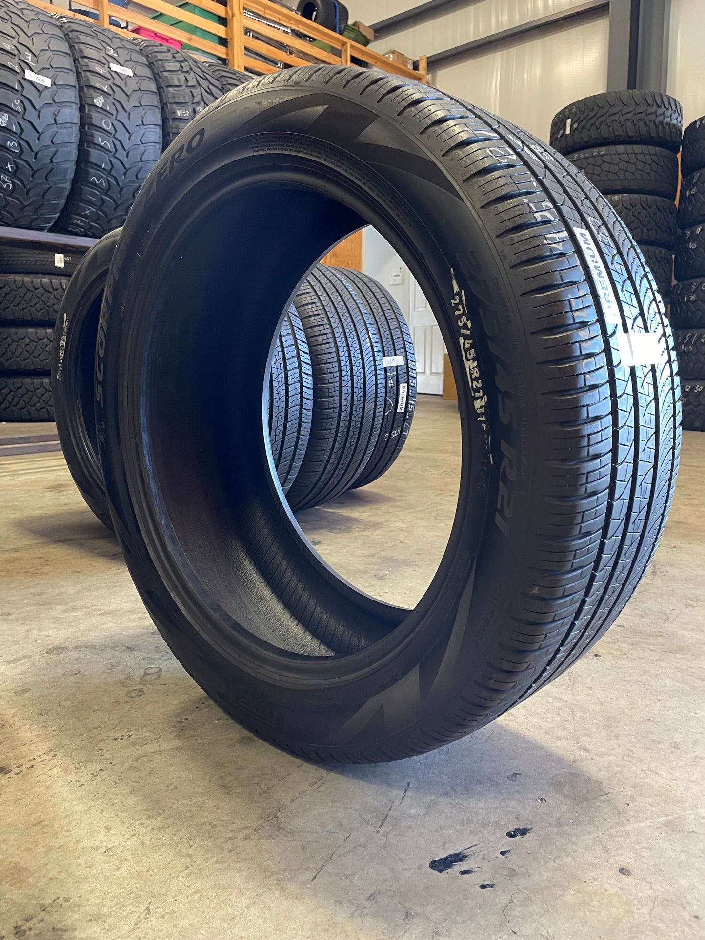 SET OF 4 275/45R21 Pirelli Scorpion Zero 107 H SL - Used Tires