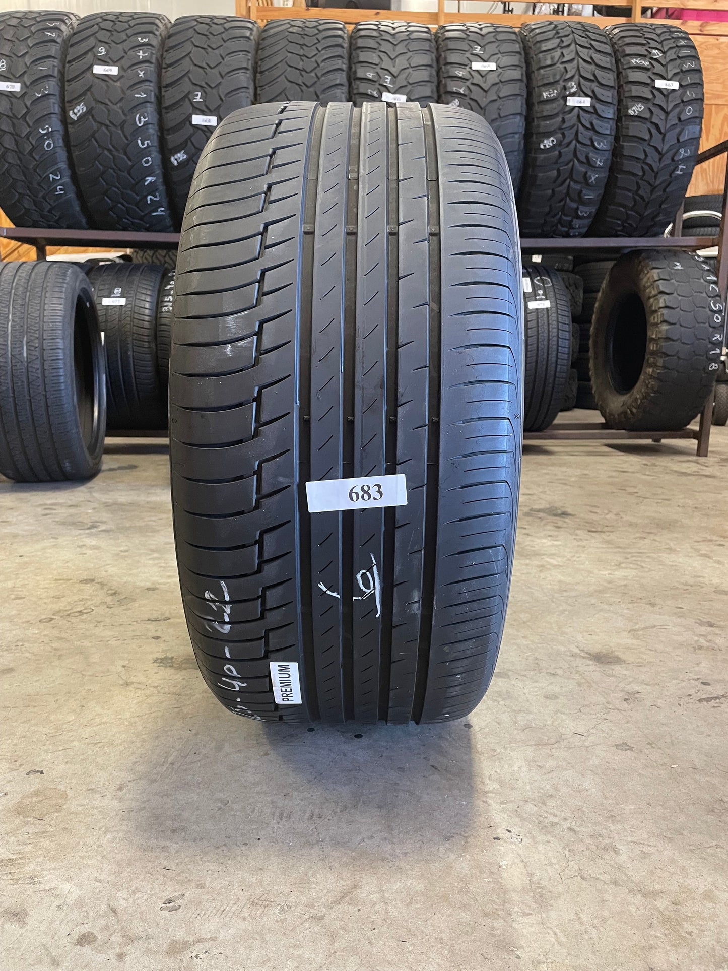 SINGLE 325/40R22 Continental PremiumContact 6 114 Y XL - Premium Used Tires