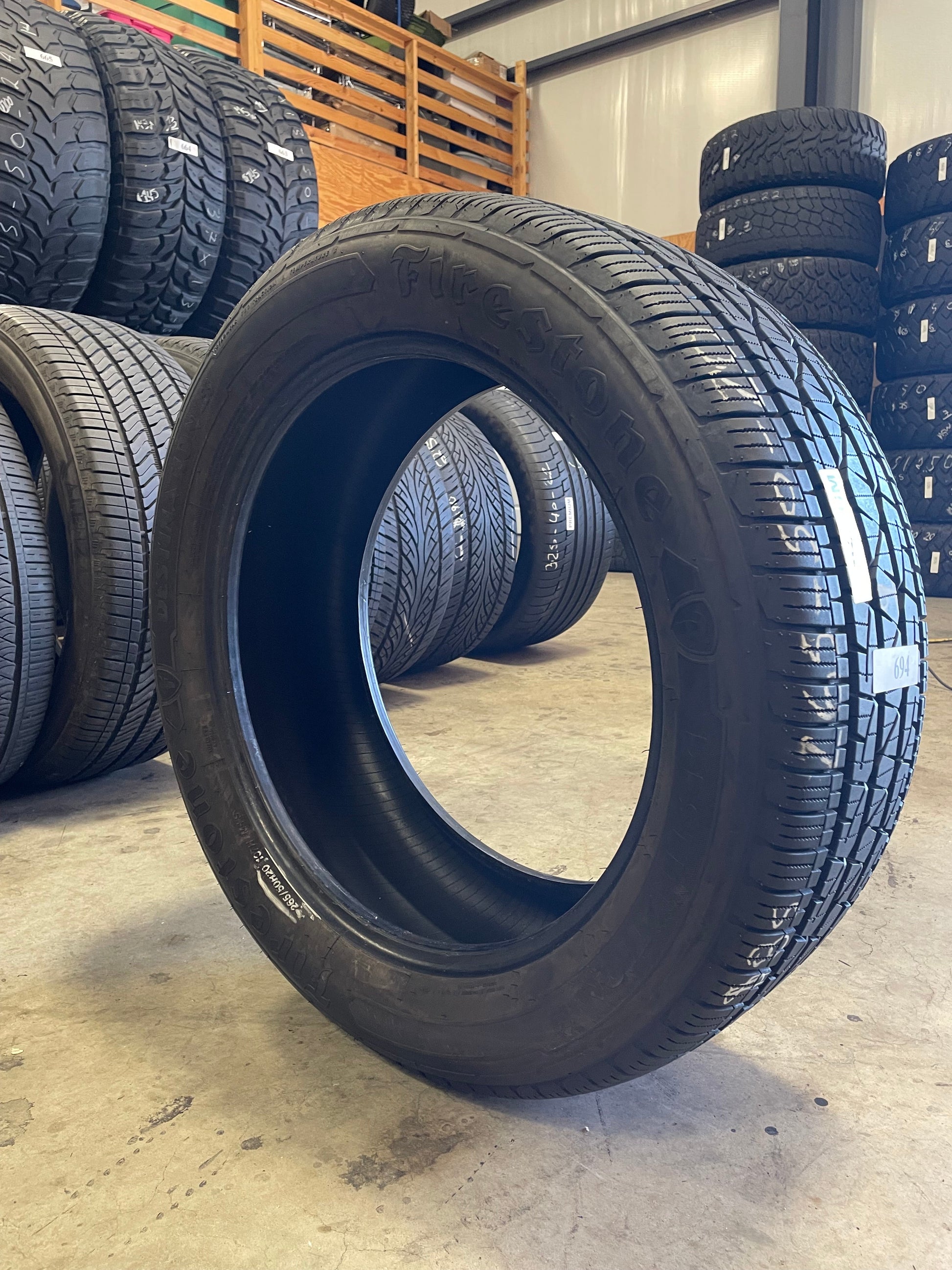 SINGLE 265/50R20 Firestone Destination LE3 107 H SL - Premium Used Tires