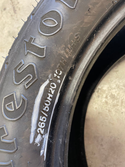 SINGLE 265/50R20 Firestone Destination LE3 107 H SL - Premium Used Tires