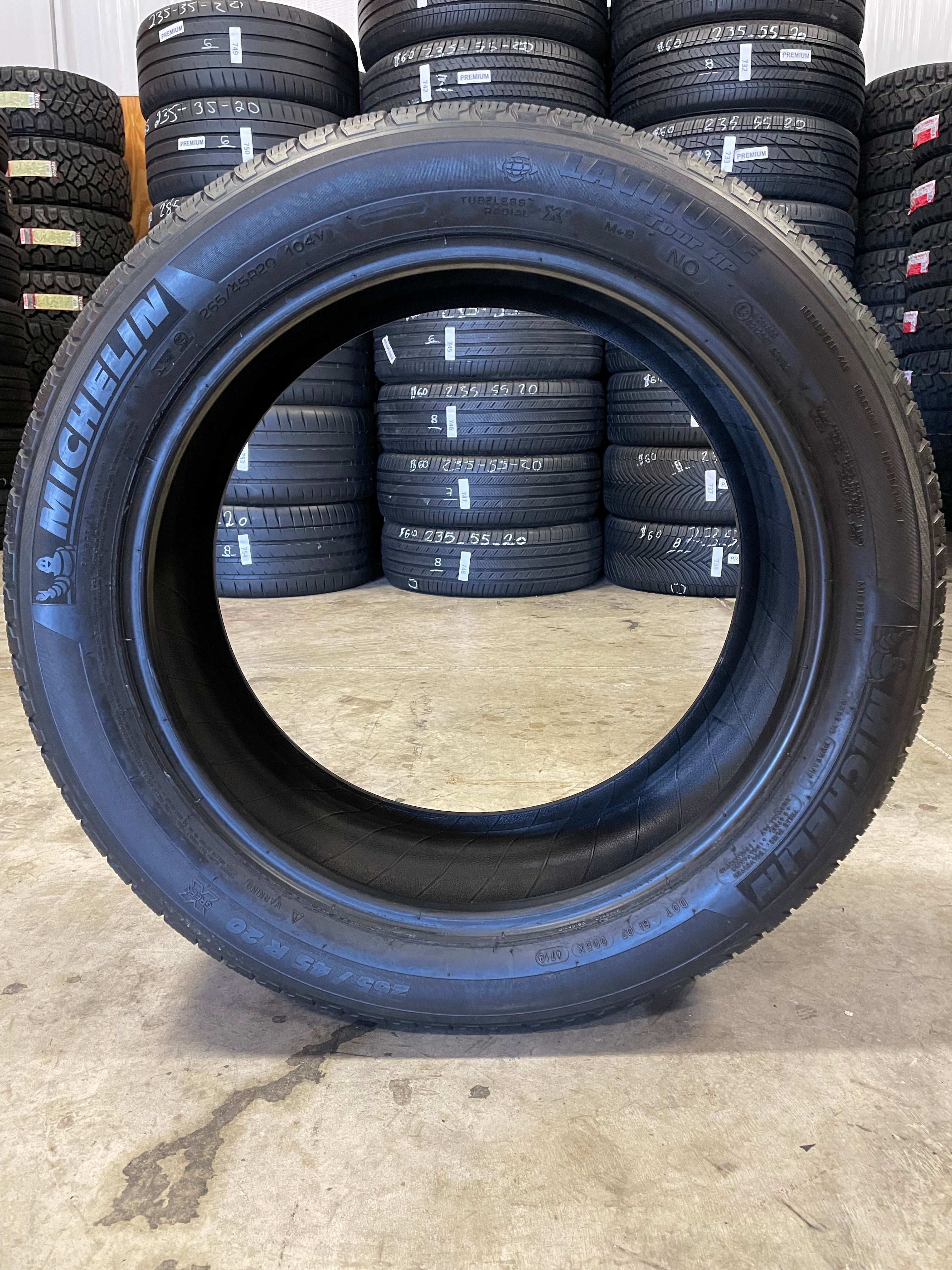 SINGLE 265/45R20 Michelin Latitude Tour HP 104 V SL - Premium Used