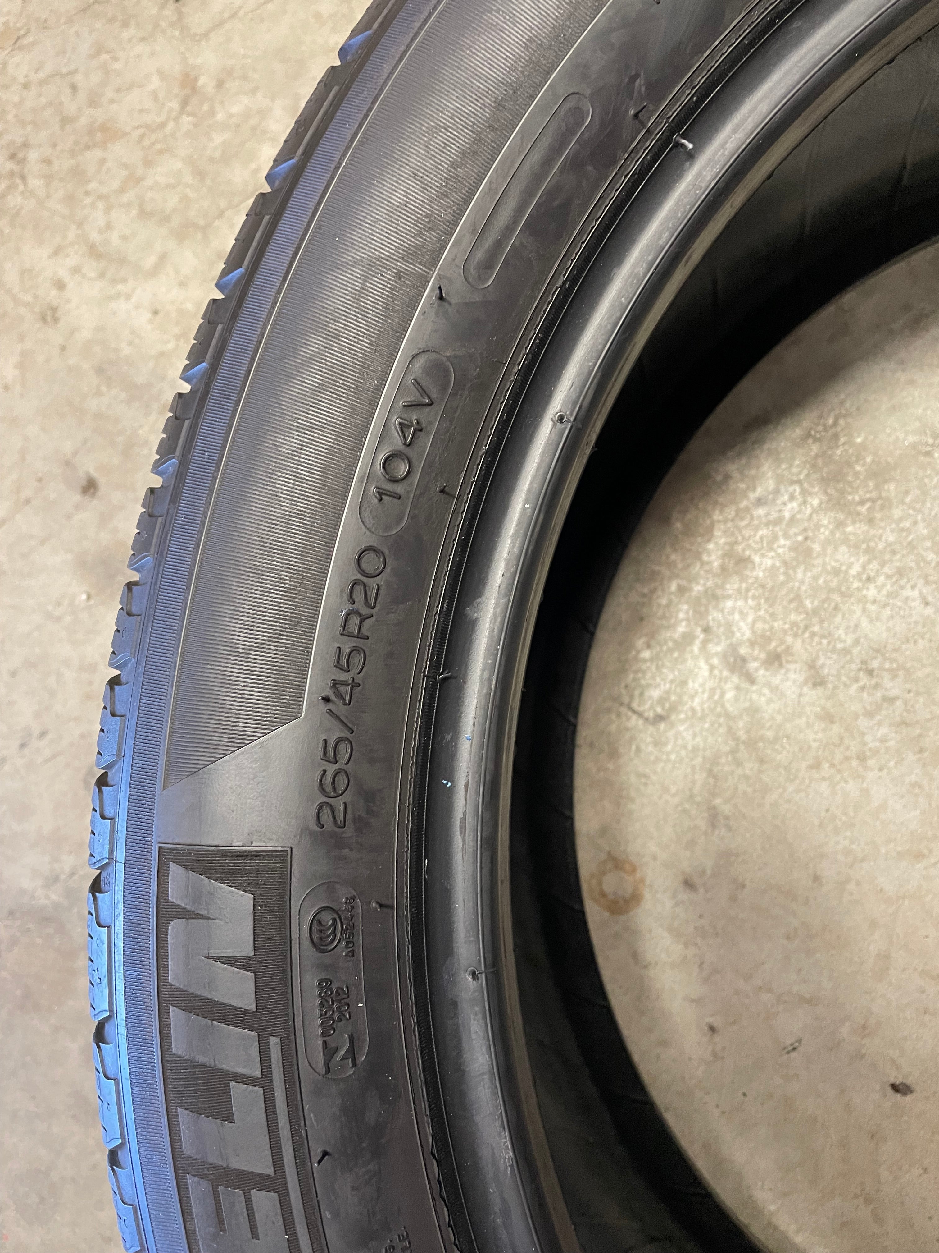 SINGLE 265/45R20 Michelin Latitude Tour HP 104 V SL - Premium Used