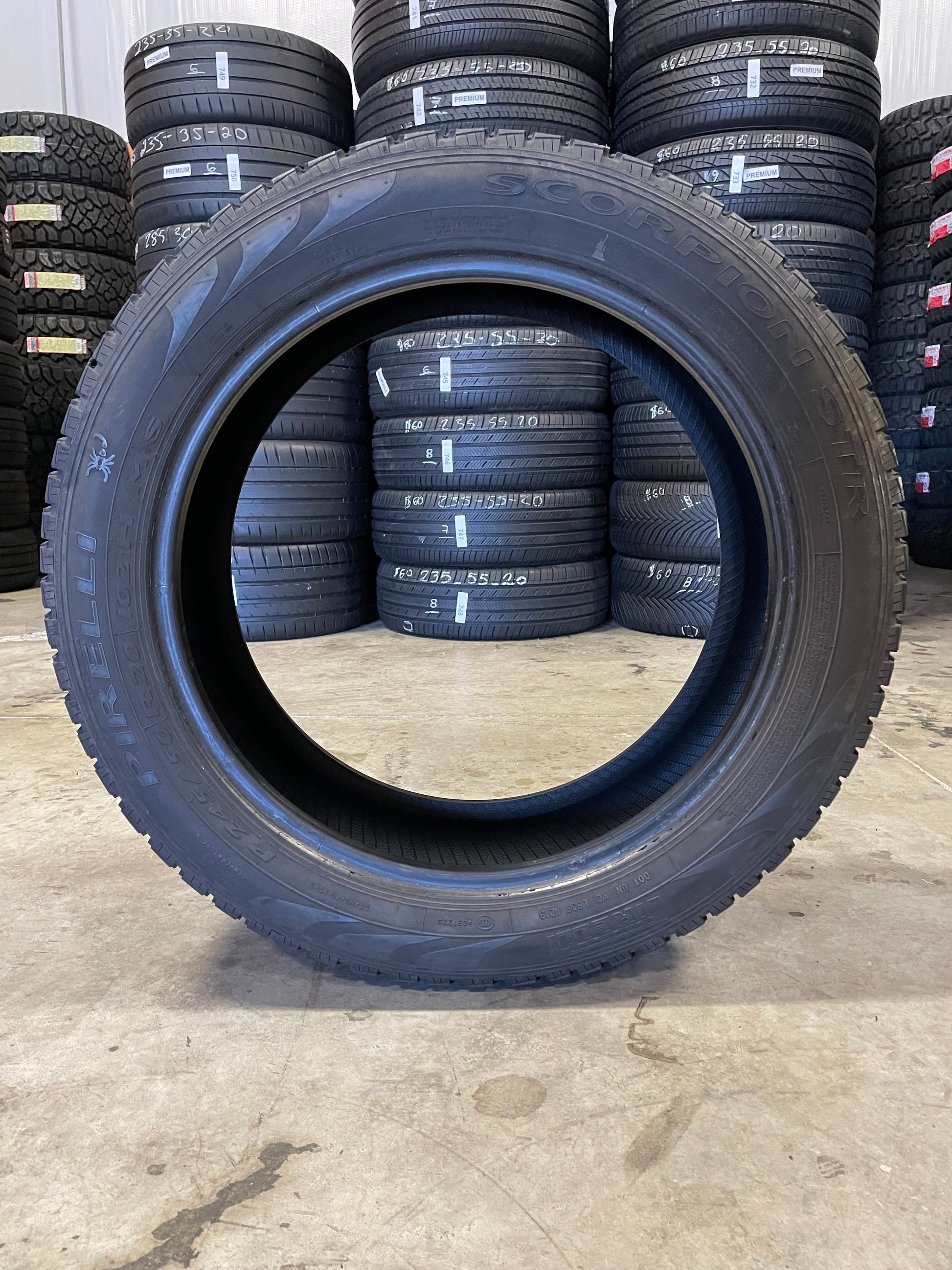 SINGLE 245/50R20 Pirelli Scorpion STR 102 H SL - Premium Used Tires