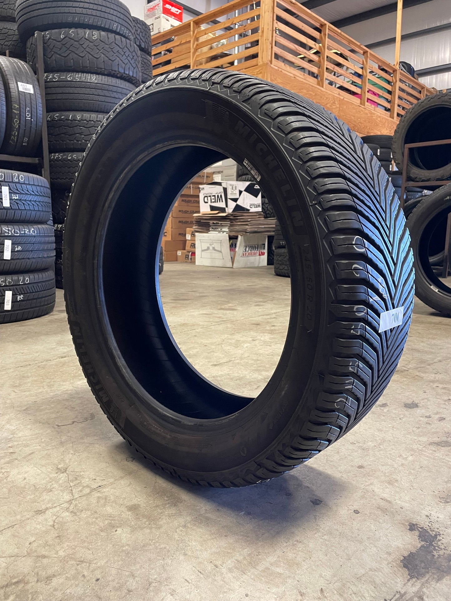 SINGLE 245/50R20 Michelin Cross climate 2 102 V SL - Premium Used Tires