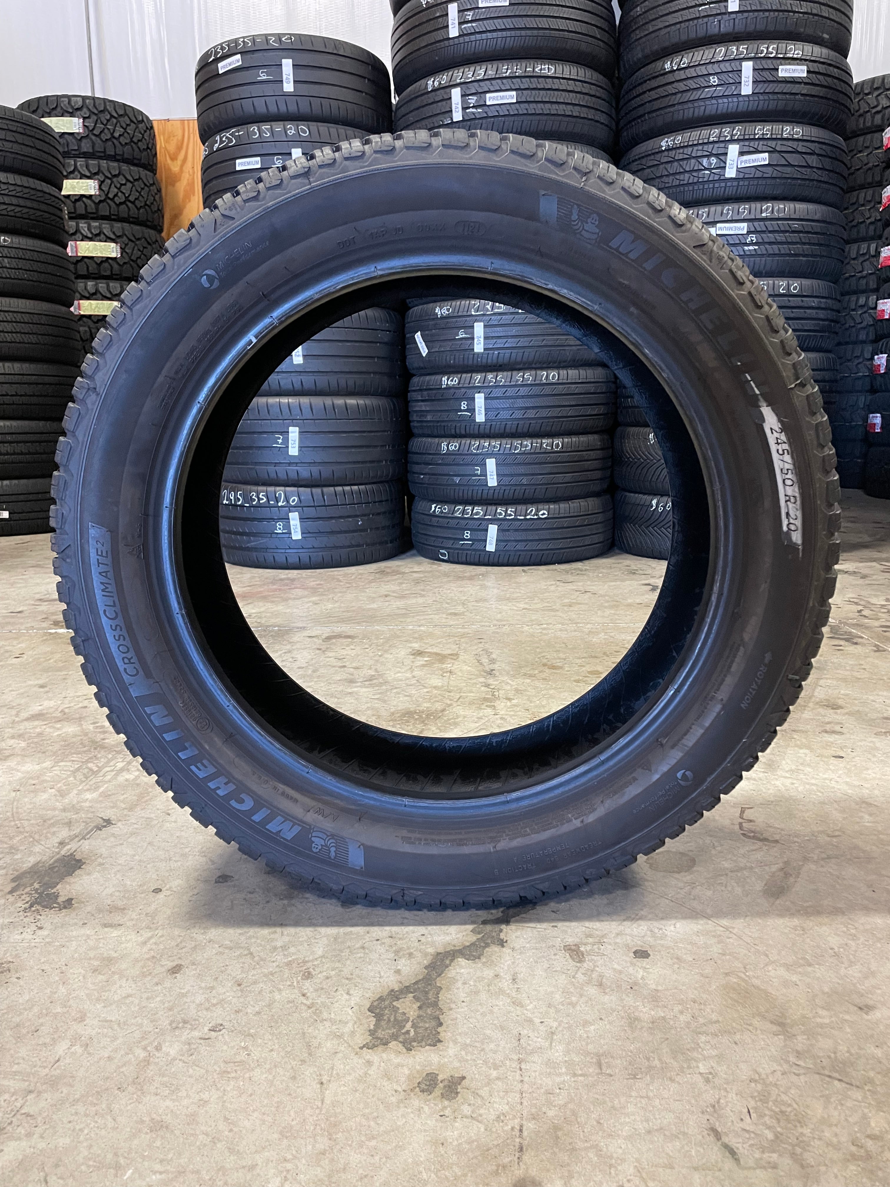 SINGLE 245/50R20 Michelin Cross climate 2 102 V SL - Premium Used