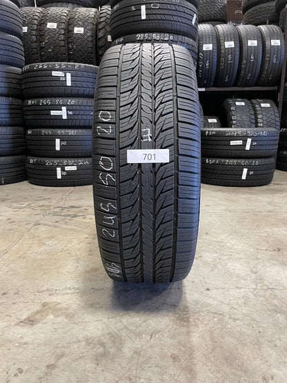 SINGLE 245/50R20 General Altimax RT 43 105 H XL - Premium Used Tires