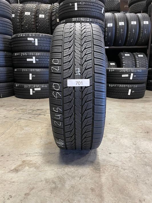 SINGLE 245/50R20 General Altimax RT 43 105 H XL - Premium Used Tires