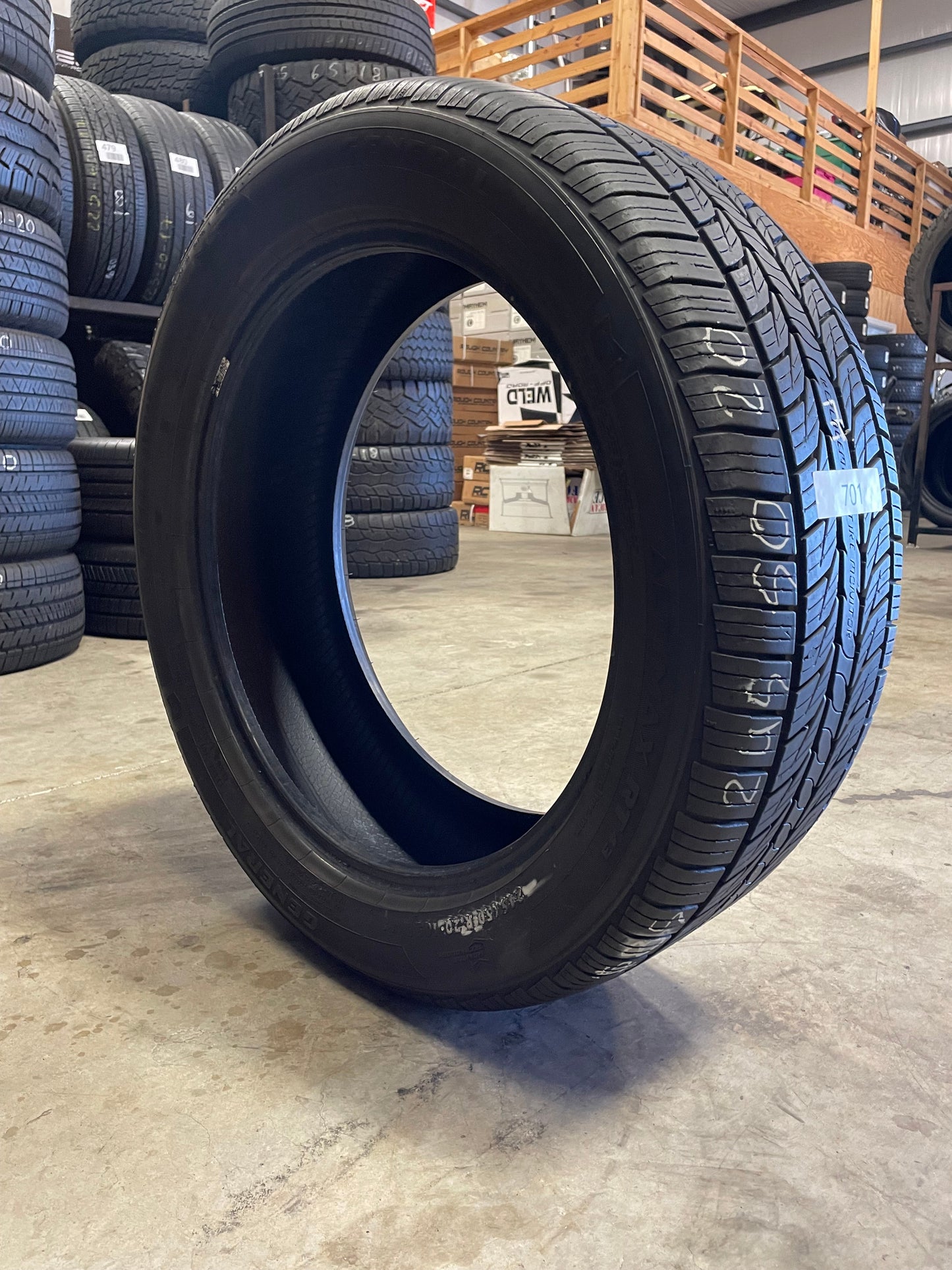 SINGLE 245/50R20 General Altimax RT 43 105 H XL - Premium Used Tires