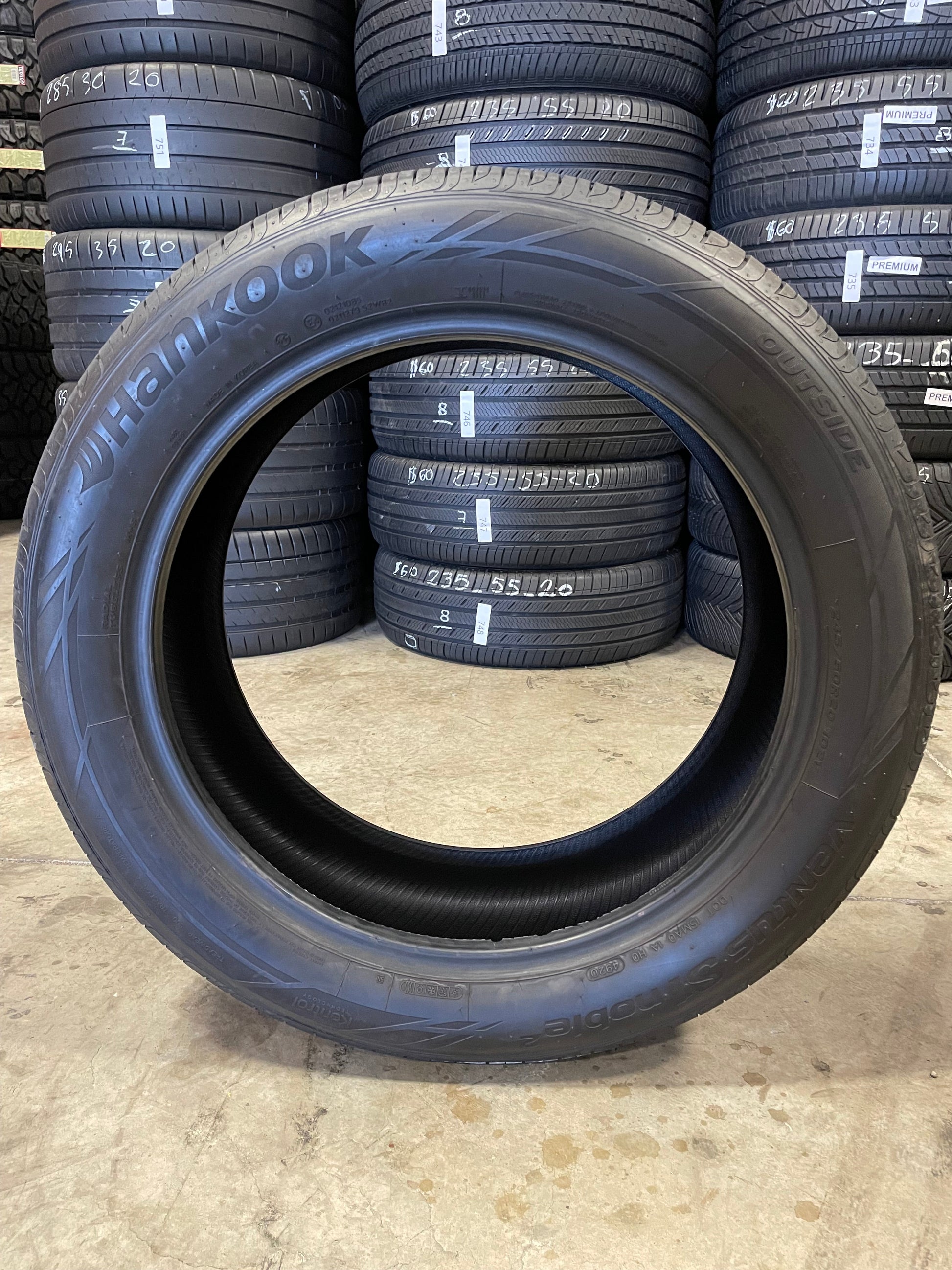 SINGLE 245/50R20 Hankook Venus S1 Noble 2 102 V SL - Premium Used Tires