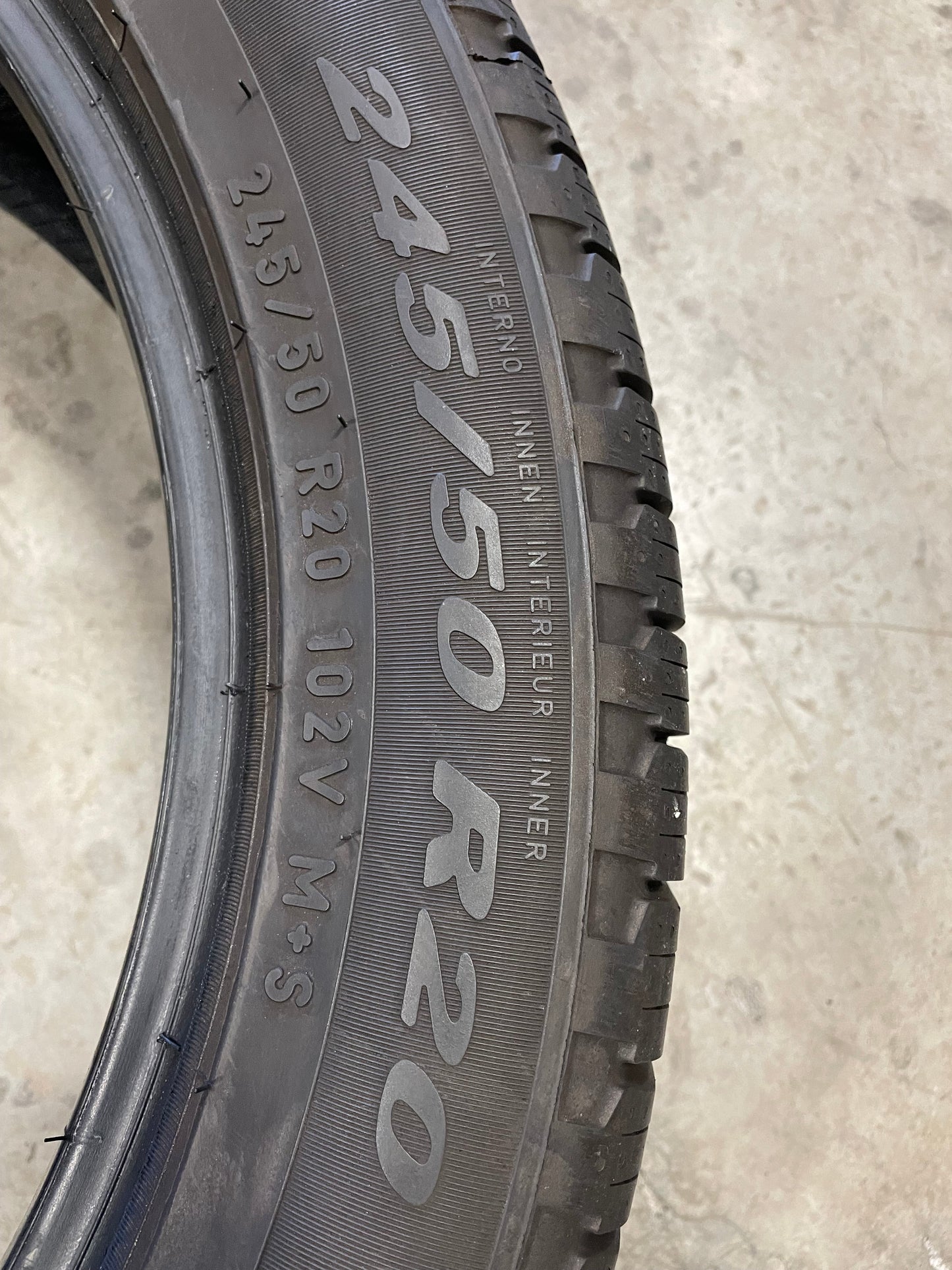 SINGLE 245/50R20 Pirelli Scorpion Verde All-Season Plus 102 V SL - Premium Used Tires