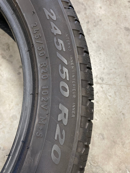SINGLE 245/50R20 Pirelli Scorpion Verde All-Season Plus 102 V SL - Premium Used Tires