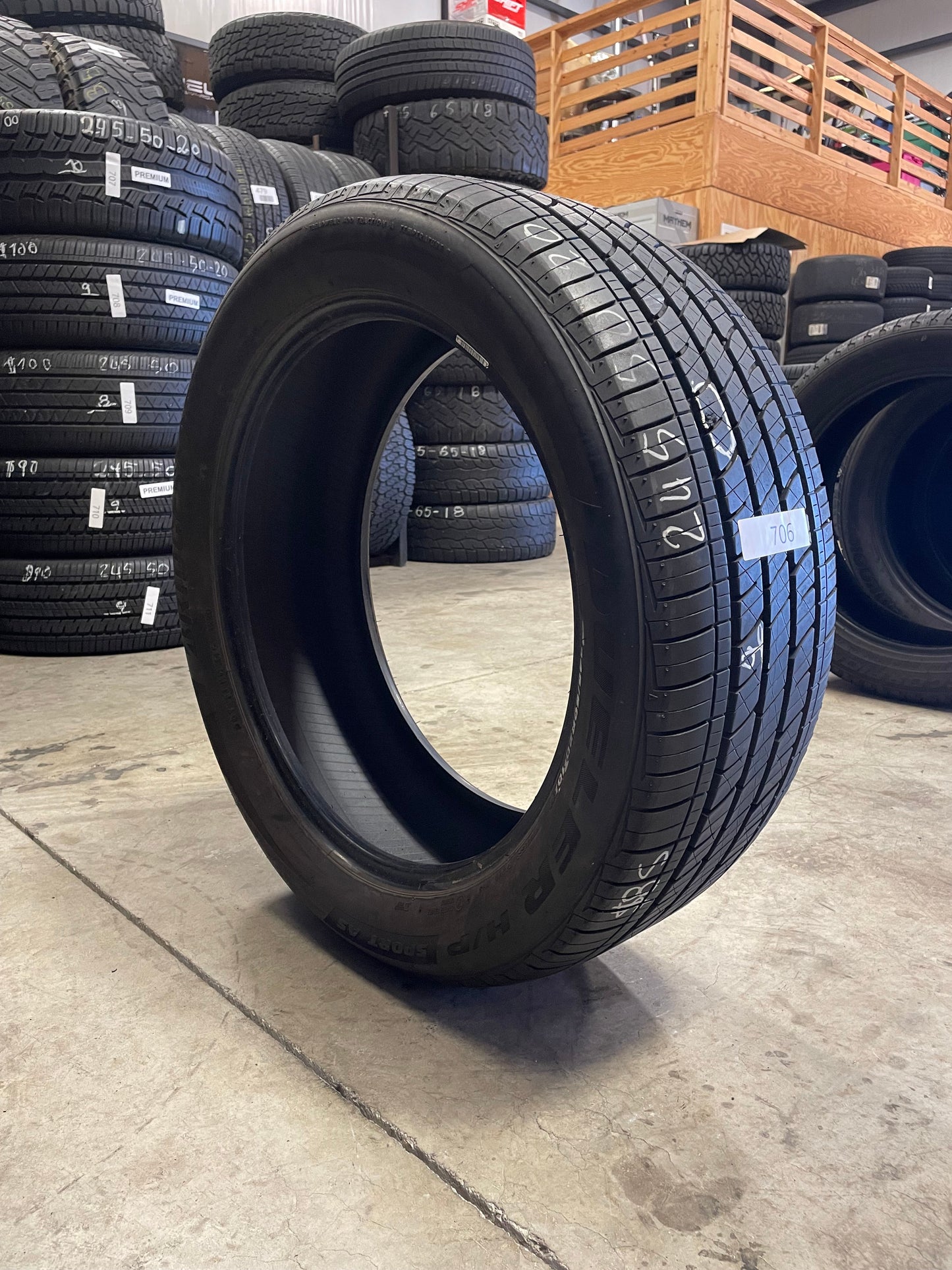 SINGLE 245/50R20 Bridgestone Dueler Sport AS 102 V SL - Premium Used Tires