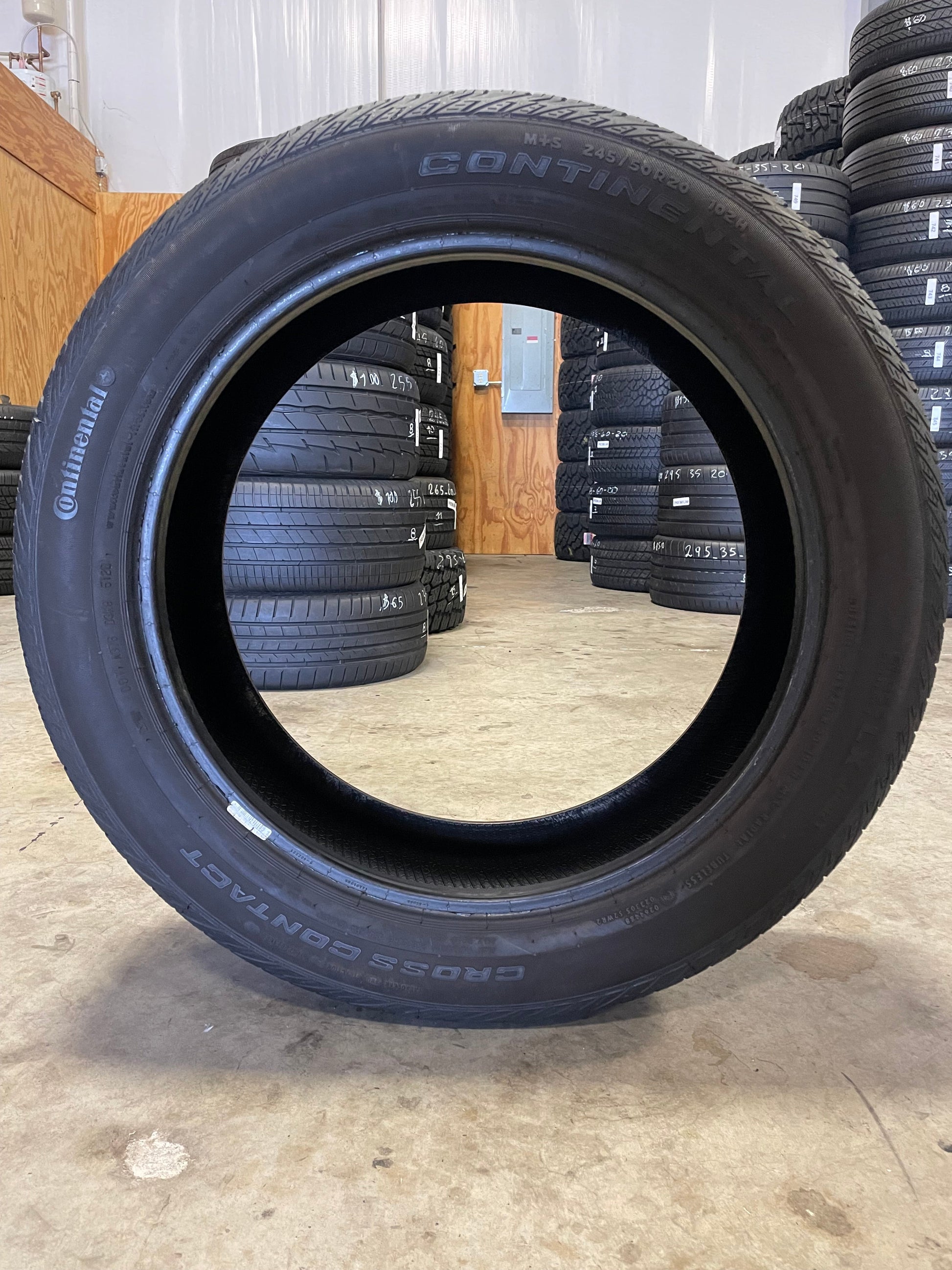 SET OF 2 245/50R20 Continental Cross Contact LX Sport 102 H SL - Premium Used Tires